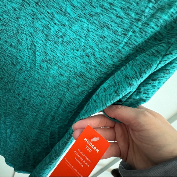 NWT, evri, 0x, plus, short sleeve, flattering, comfy, v neck, School, Teacher - Picture 3 of 4